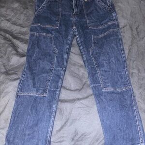 Pilcro Dark (Anthropologie) The Wanderer Dark Wash Denim Jeans Size 29